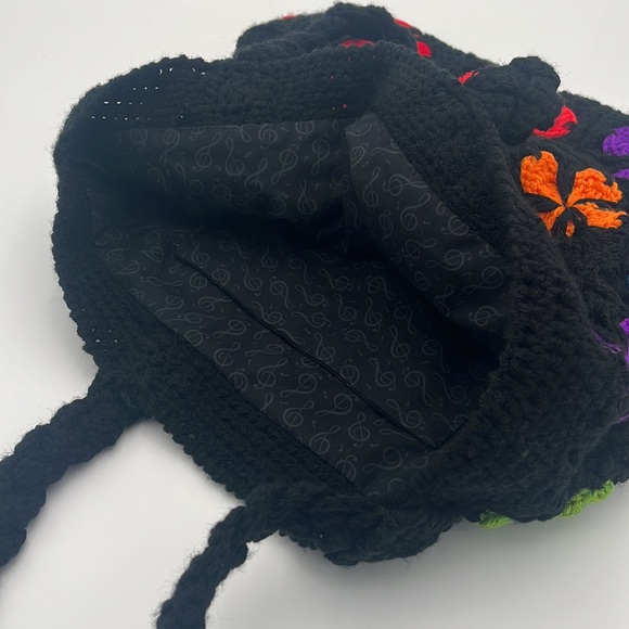 Handmade Boho Crochet Shoulder Bag - Picture 5 of 12